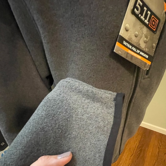 TACTICAL FULL ZIPPER SWEATER - Picture 10 of 11